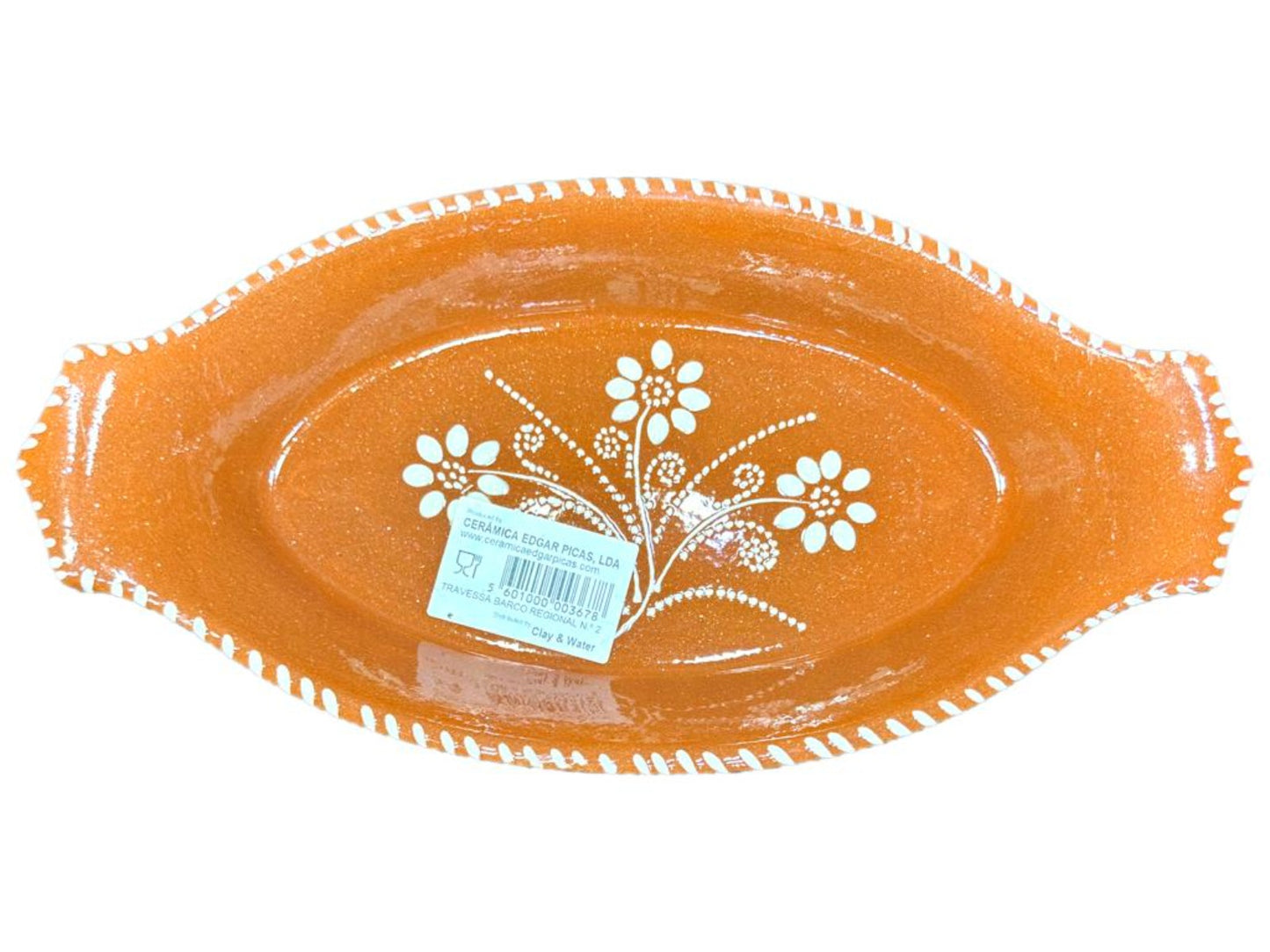 Ceramica Edgar Picas Travessas Barco Portuguese Boat-Shaped Dish 28cm
