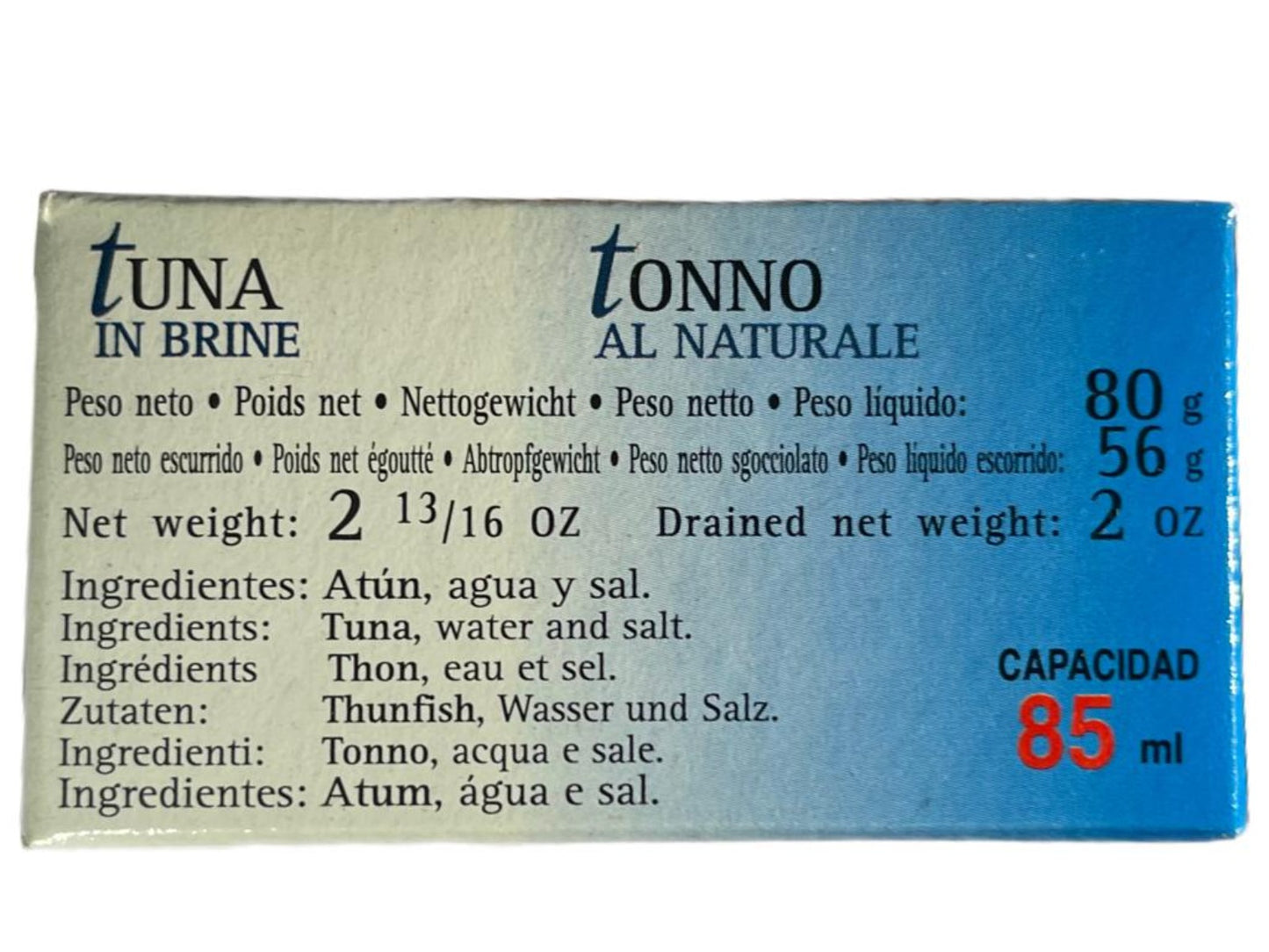 Vigilante Atun Al Natural 80g
