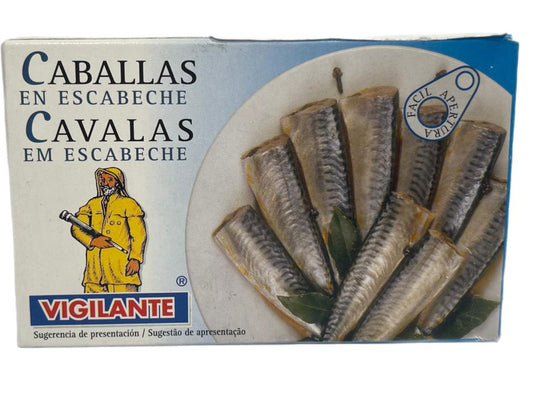 Vigilante Caballas en Escabeche Mackerels in Pickled Sauce 120g