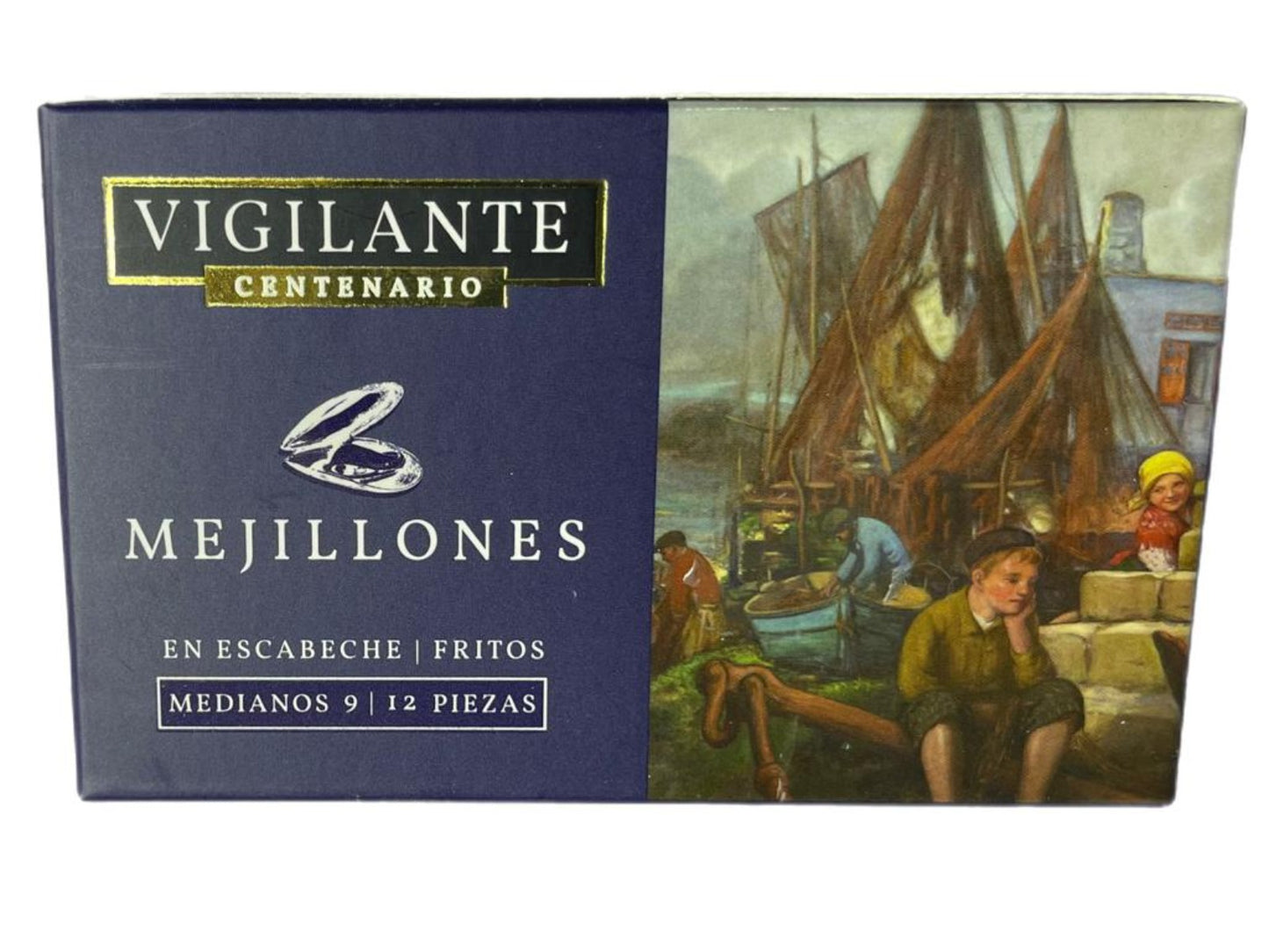 Vigilante Centenario Mejillones en Escabeche Mussels in Pickled Sauce 115g