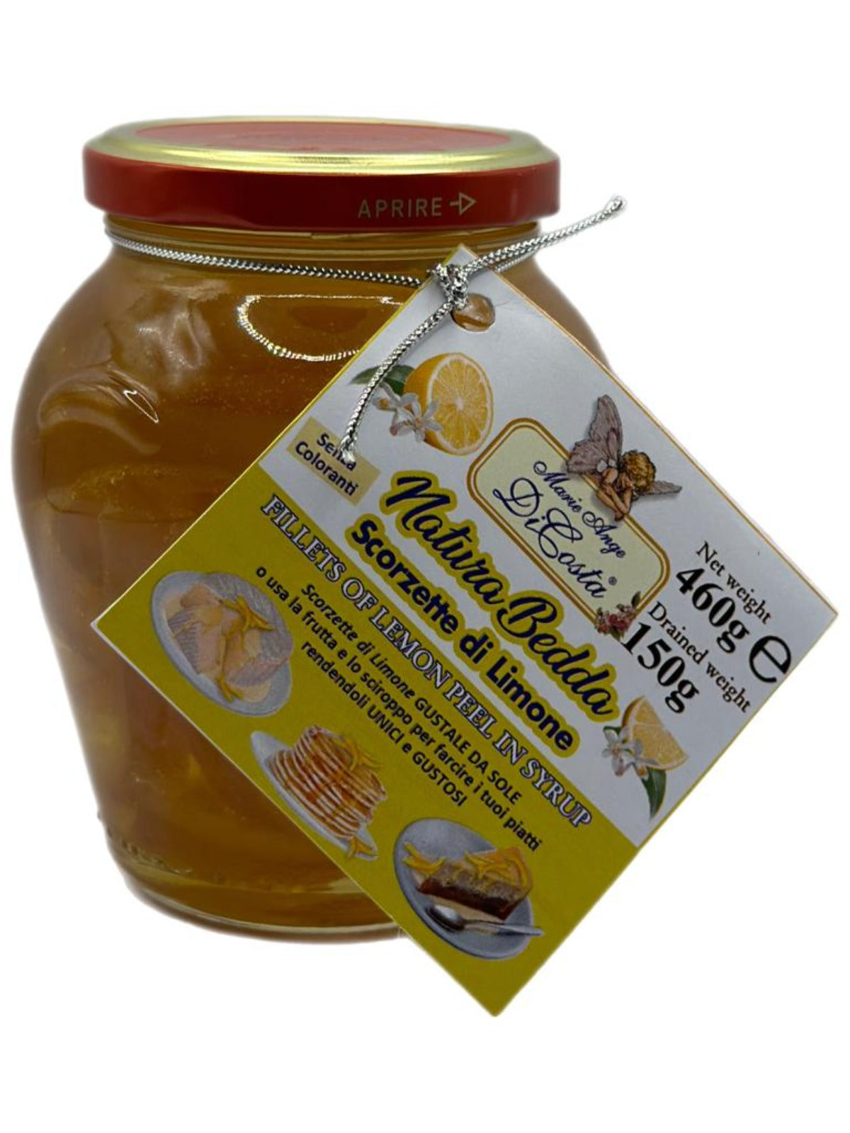 Marie Ange di Costa Italian Flower Fairy Candied Lemon Peel 460g