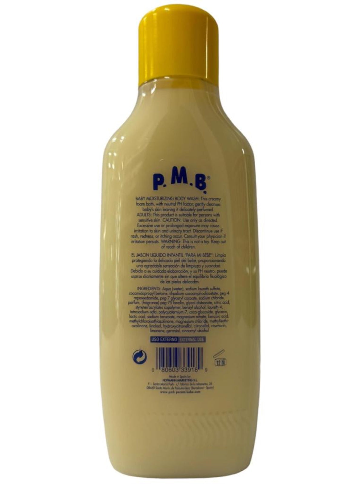 Para Mi Bebe Baby Moisturising Body Wash 750ml 3 Pack 2250ml Total