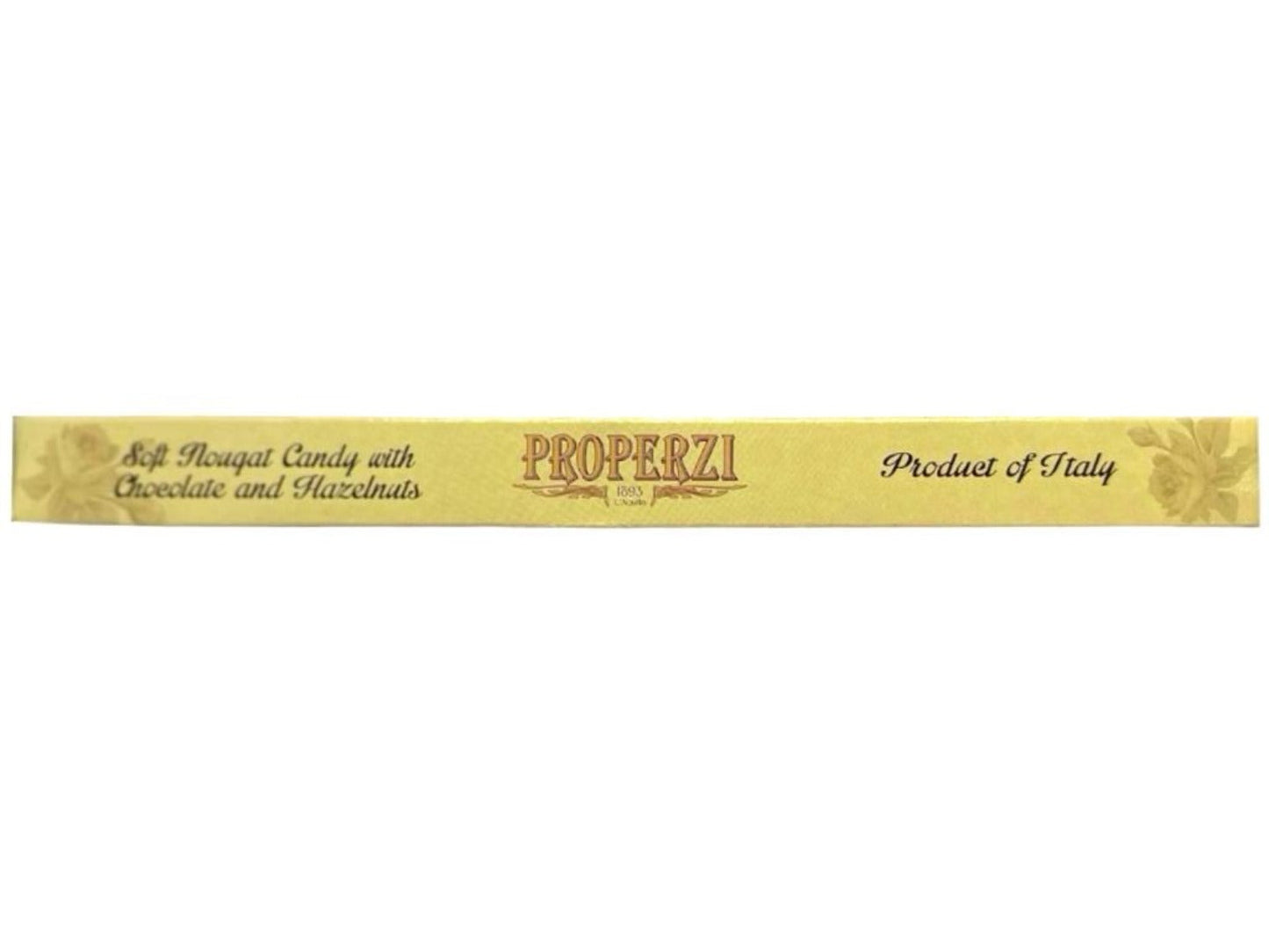 Properzi  Italian Soft Nougat Candy With Chocolate And Hazelnut 200g 2 Pack Total 400g Best Before End of February 2025