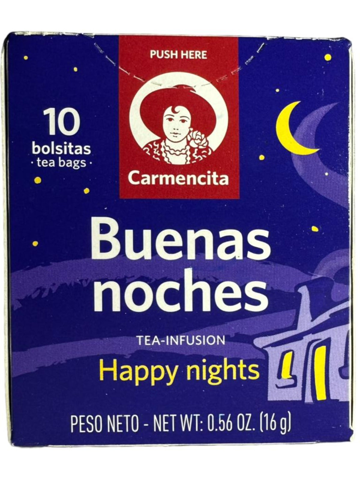 Carmencita Happy Nights Tea Infusion 10x bags 16g