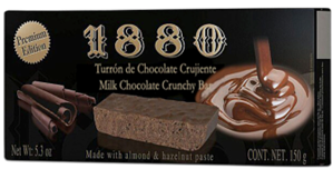 1880 Turron de Dark Chocolate Crunchy (Best Before 31-03-2027)