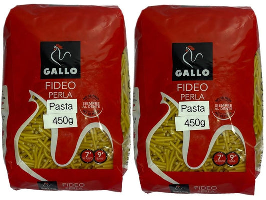 Gallo Fideo Perla - Pasta 450g 2 Pack