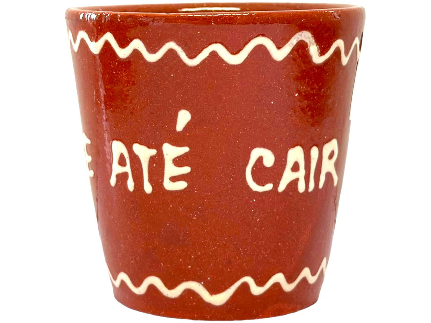 Edgar Picas Copo Direito Bebe Ate Cair Portuguese Terracotta Mug 8.5cm x 9cm