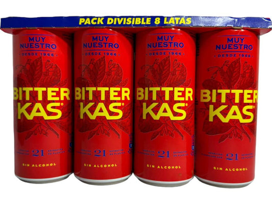 KAS Bitters Spanish Soft Drink 330ml x 8 Pack