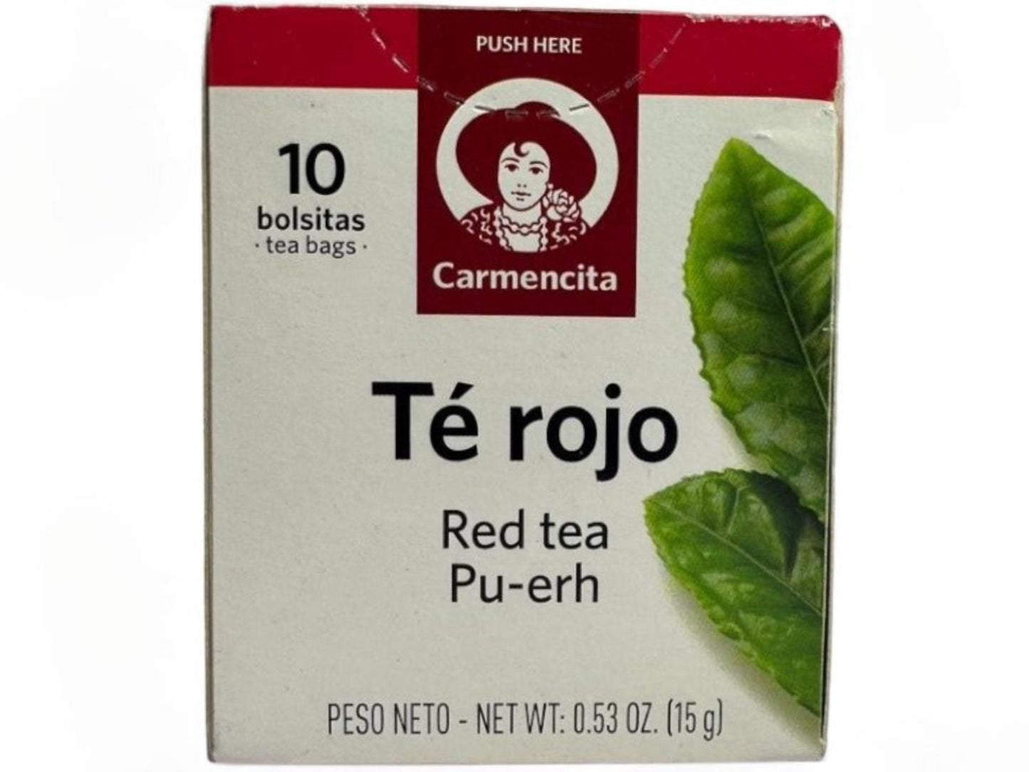 Carmencita Red Tea Pu-Erh 10x bags 15g