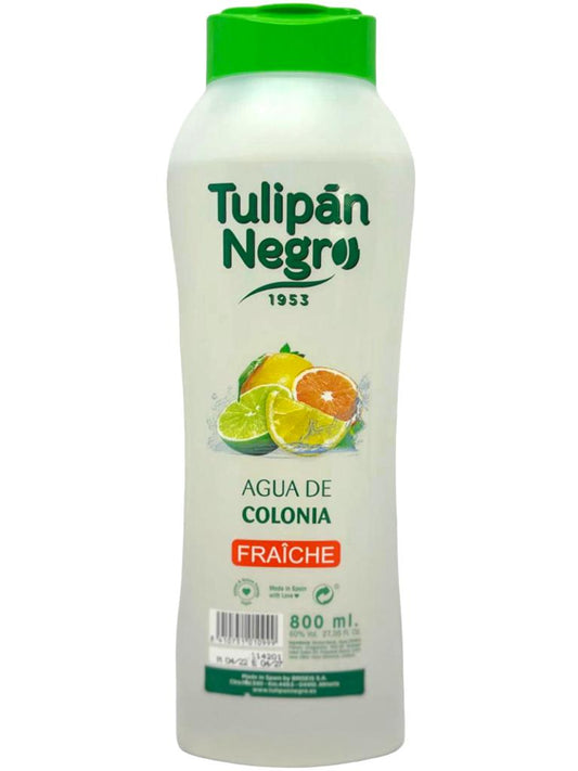 Tulipan Negro Fraiche Agua de Colonia Spanish Cologne Water 800ml