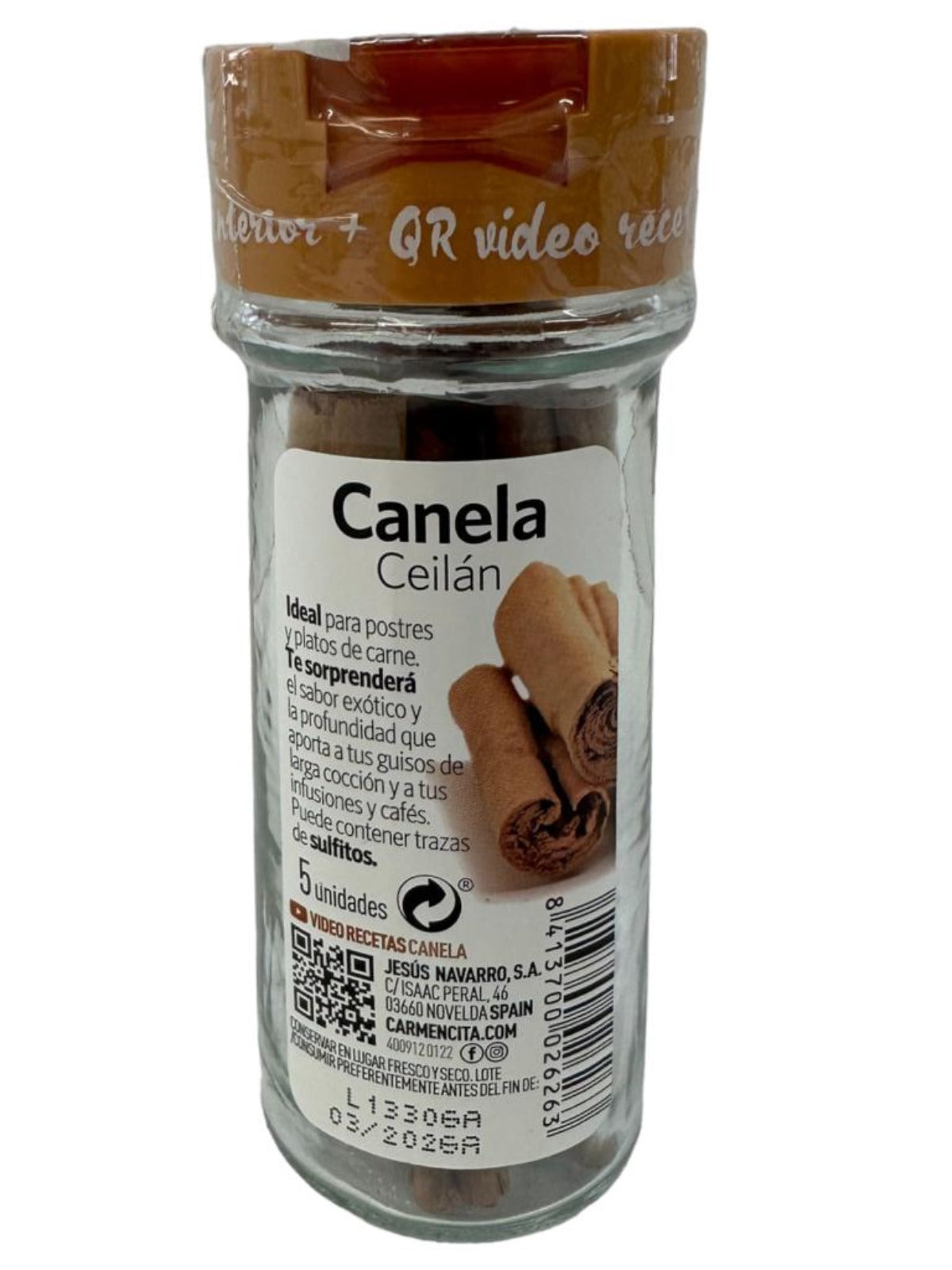 Carmencita Canela Cinnamon Sticks 5 pieces 10g