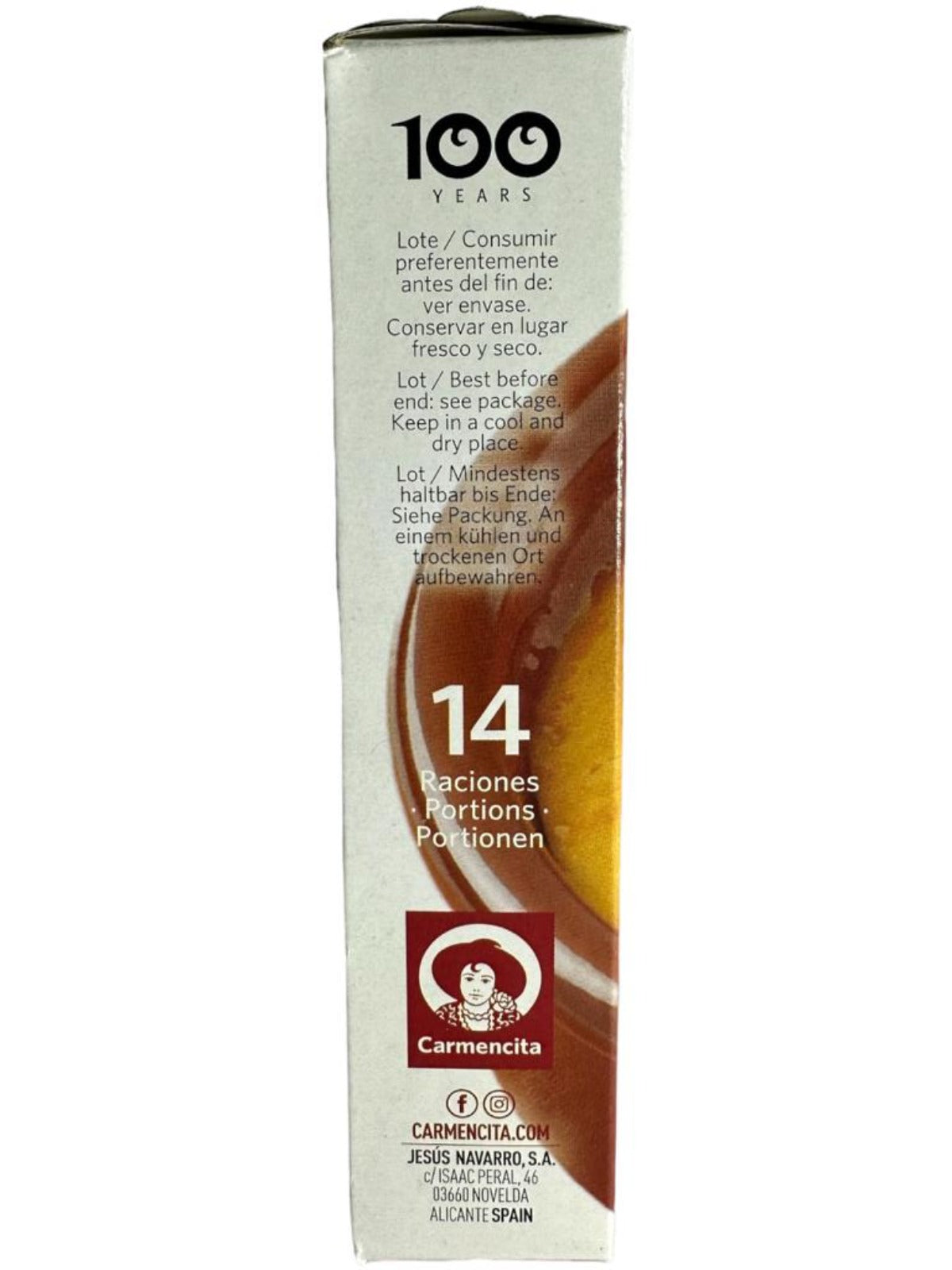 Carmencita Crema Catalana Spanish Creme Brulee 56g -3 Pack Total 168g