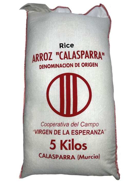 Virgen de la Esperanza Arroz Calasparra Spanish Calasparra Rice 5kg Best Before End of January 2024