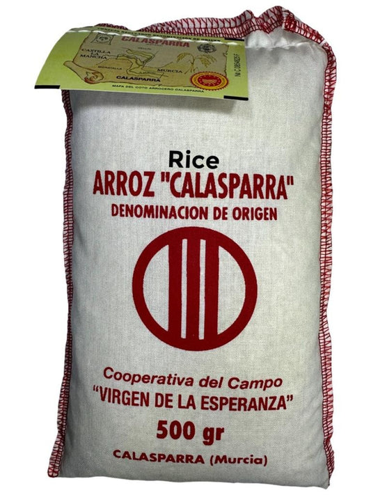 Virgen de la Esperanza Arroz Calasparra Spanish Calasparra Rice 500g Twin Pack 1kg total Best Before End of January 2024