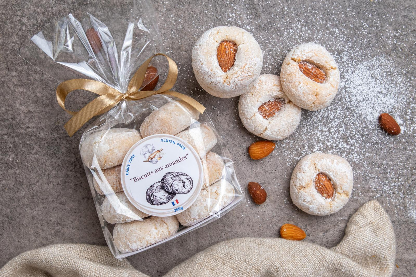 Amaretti Biscuits Hand Made French Almond Biscuits