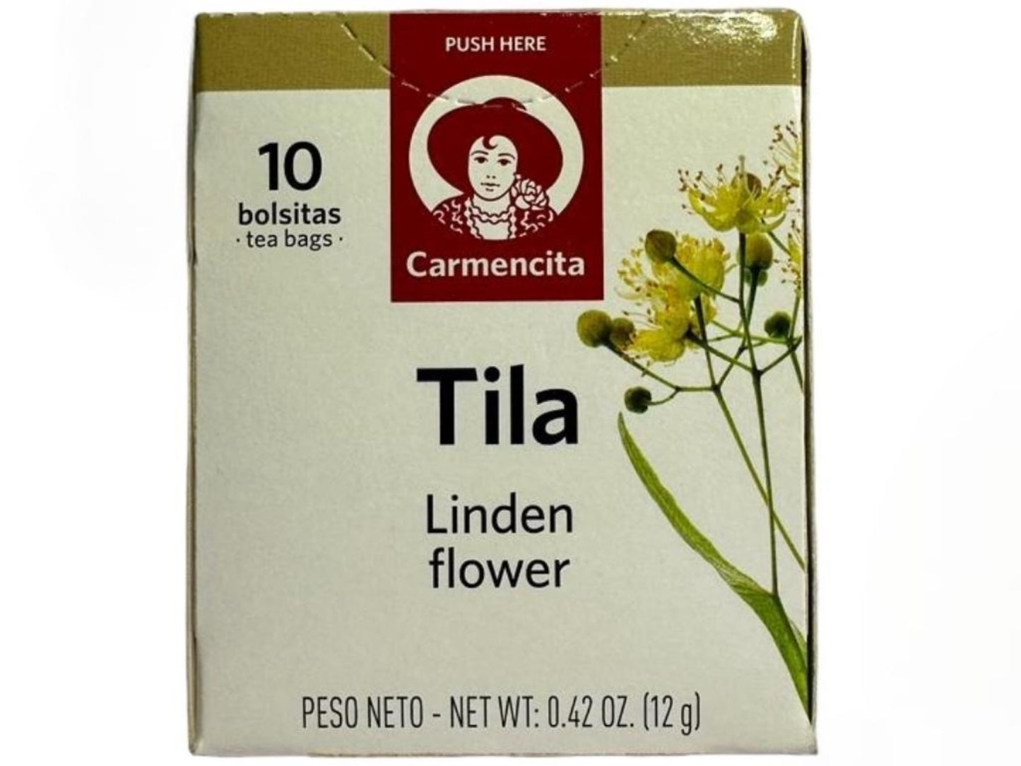 Carmencita Linden Flower Tea 10x bags 12g
