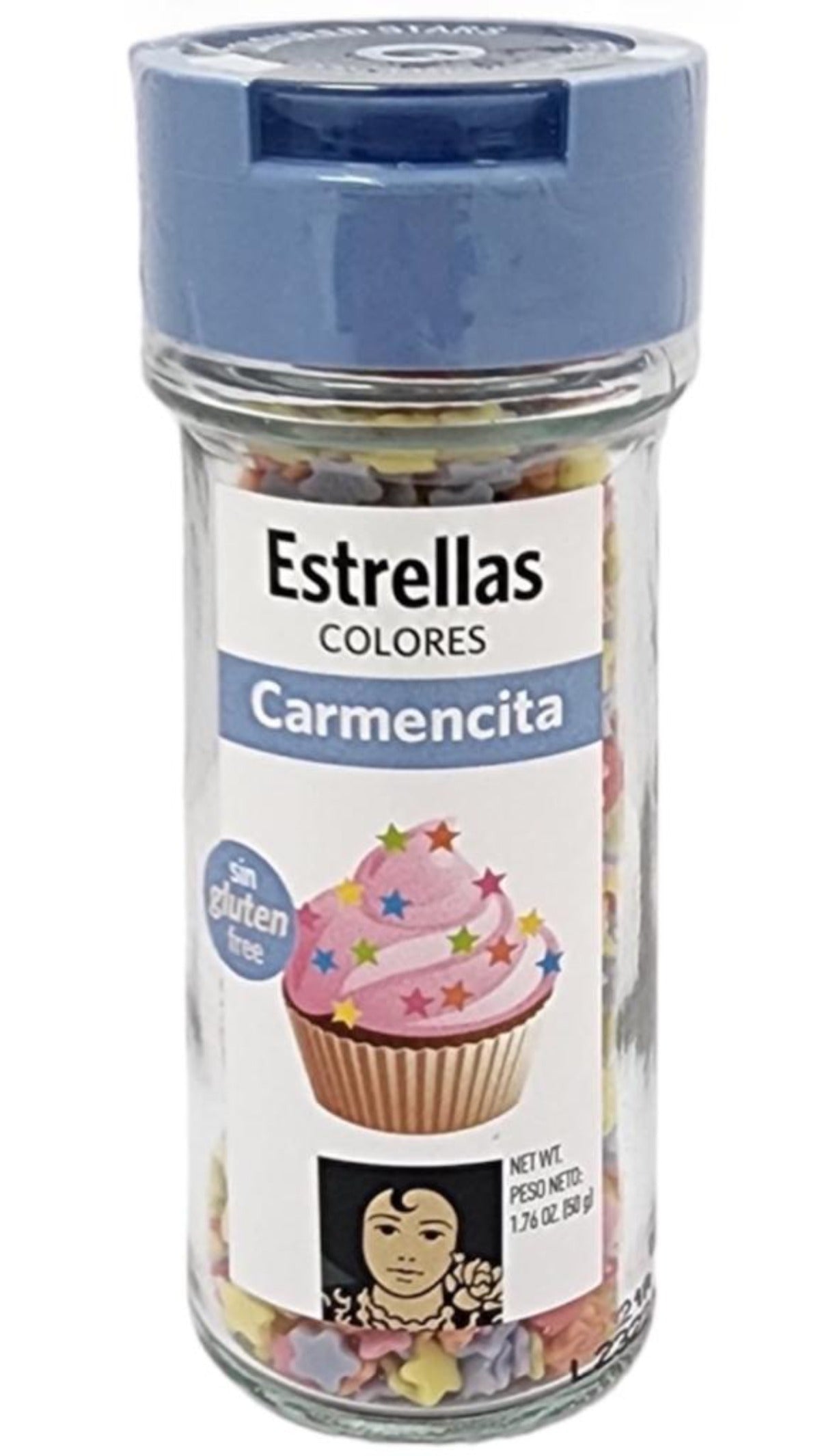 Carmencita Star Shaped Sprinkles 50g