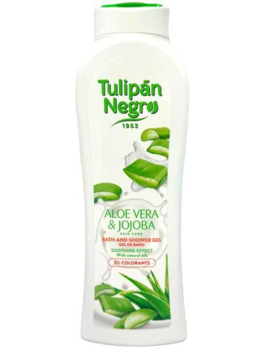Tulipan Negro Aloe Vera & Jojoba Spanish Bath And Shower Gel 650ml