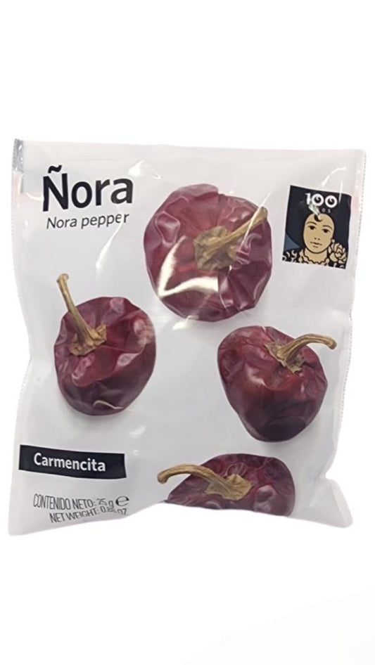 Carmencita Whole Noras Spanish Peppers 25g approx 8 pieces per packet