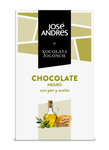 Jose Andres Dark Chocolate with Bread and Extra Virgin Olive Oil 130g (Best Before 30-12-2027)