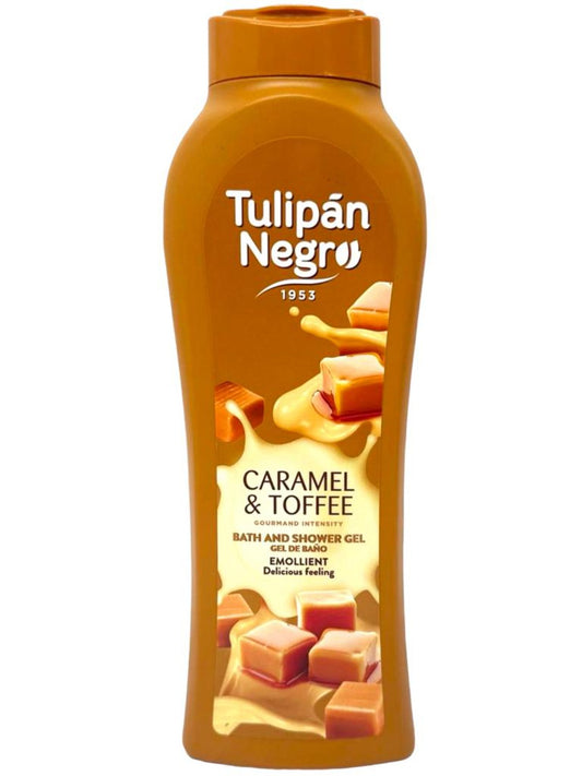 Tulipan Negro Caramel & Toffee Spanish Bath And Shower Gel 650ml