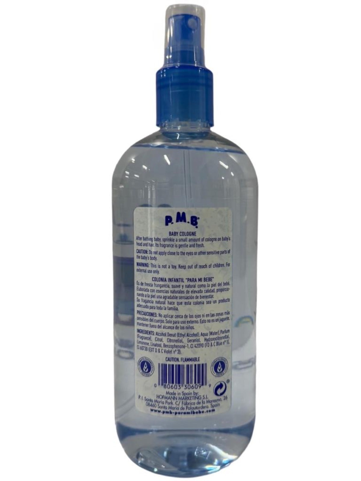 Para Mi Bebe Colonia Infantil Blue Baby Cologne Spray 500ml