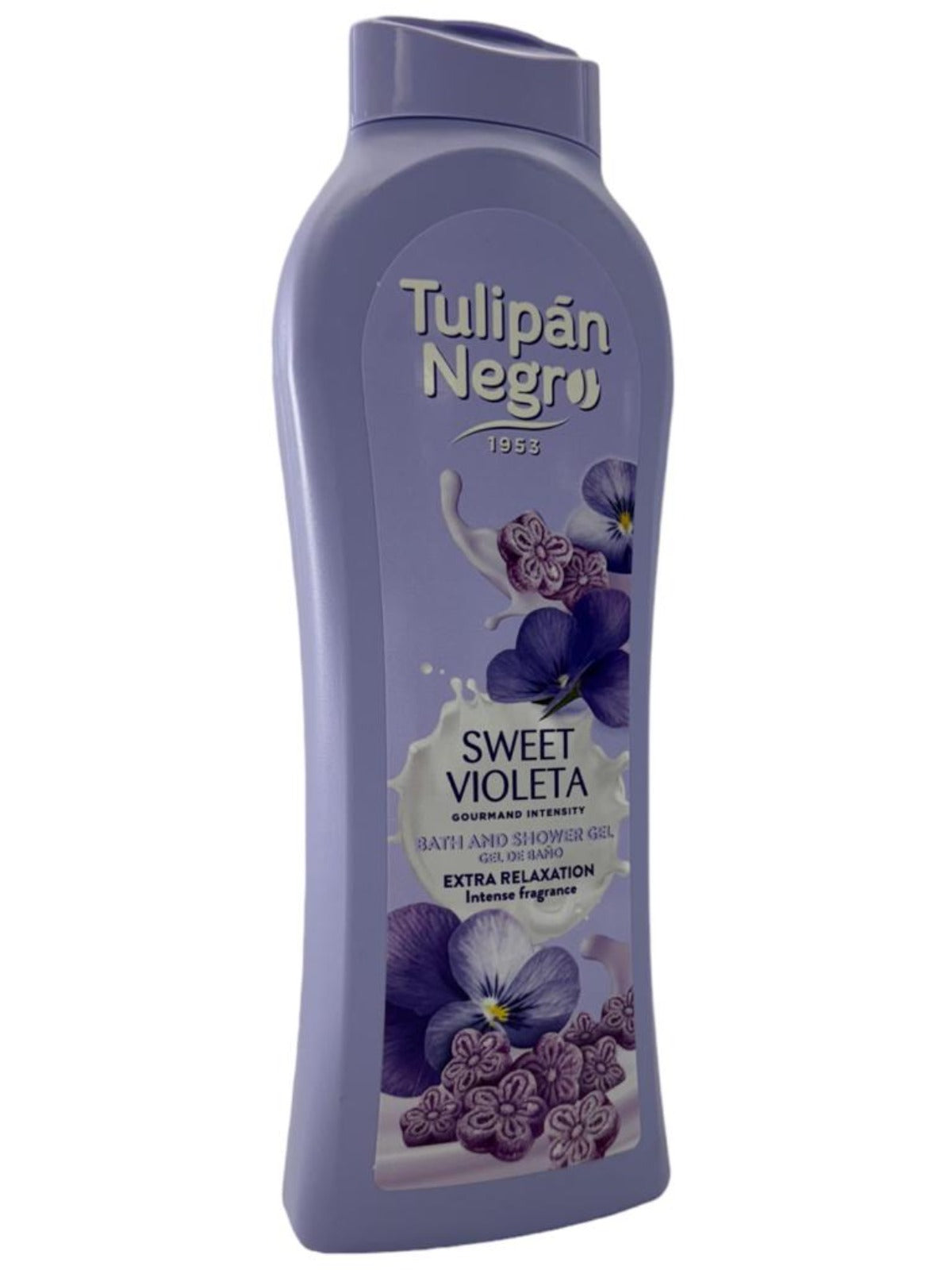 Tulipan Negro Sweet Violeta Spanish Bath And Shower Gel 650ml