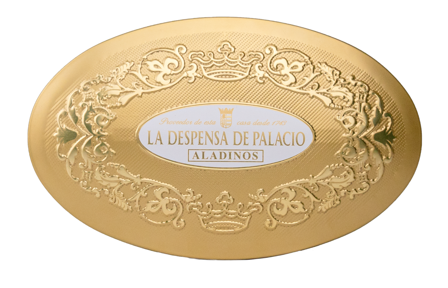 La Despensa de Palacio Spanish Chocolate Biscuits Aladinos in Decorative Tin 170g