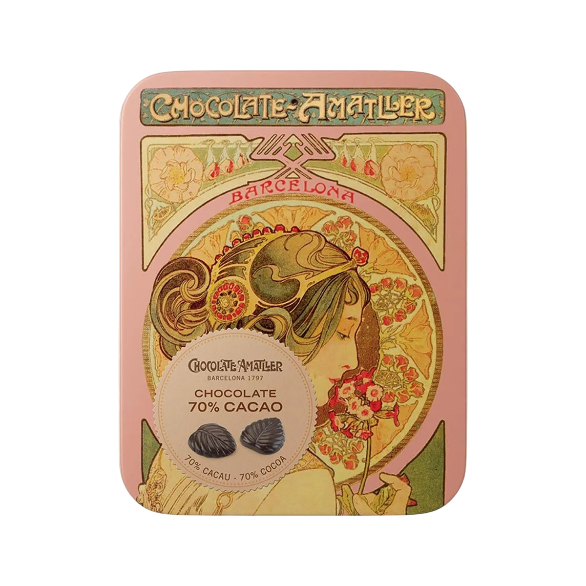 IN STORE ONLY - Chocolate Amatller 70% Cacao Dark Chocolate 30g (Best Before 28-02-2027)