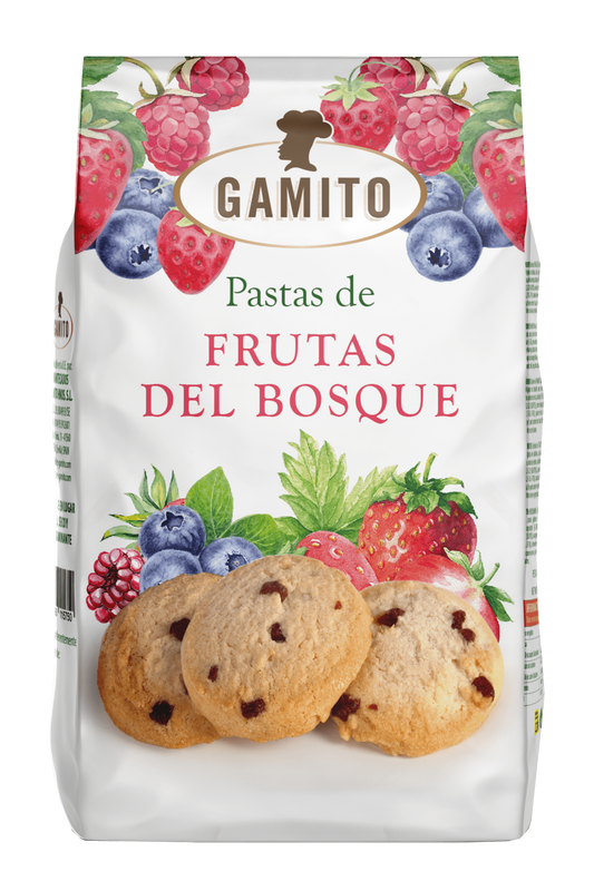 Gamito Frutas Del Bosque Spanish Berries Cookies bag 110g (Best Before 31-08-2025)