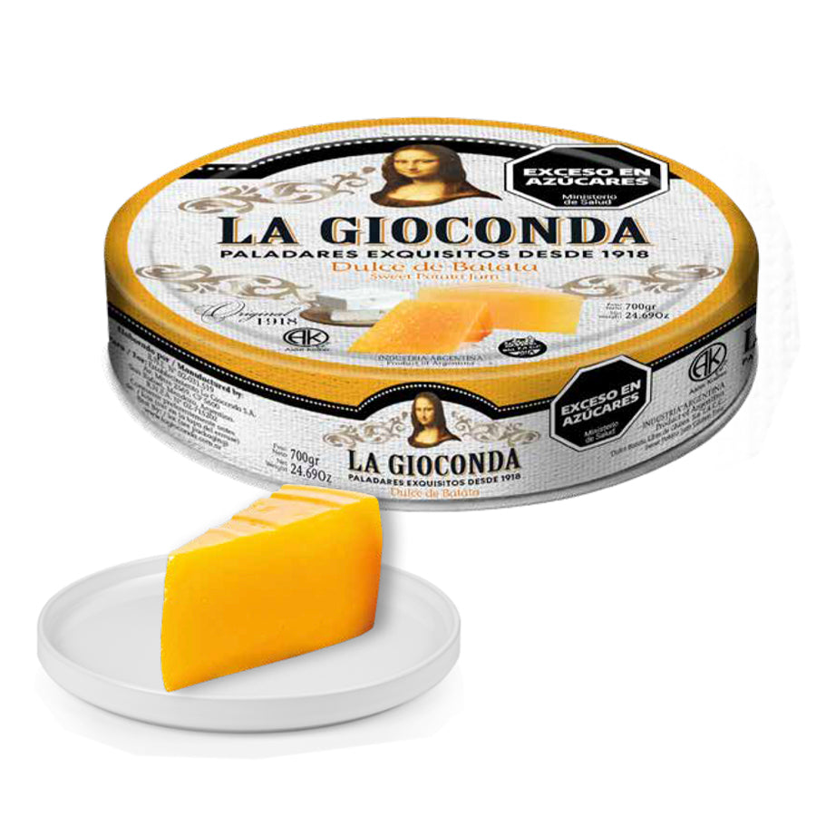 La Gioconda Sweet potato  paste -Dulce de Batata 700g (Best Before 01-05-2027)