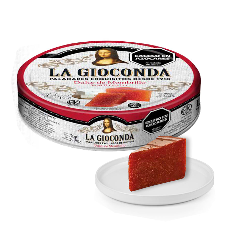 La Gioconda  Quince paste - Dulce de Membrillo 700g (Best Before 01-04-202712) (Best Before 01-05-2027)