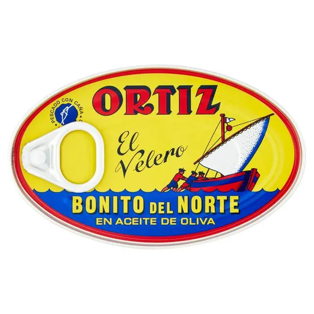 IN STORE ONLY - Ortiz El Velero Bonito del Norte en Aceite de Oliva - White Tuna in Olive Oil 112g (Best Before 01-12-2032)