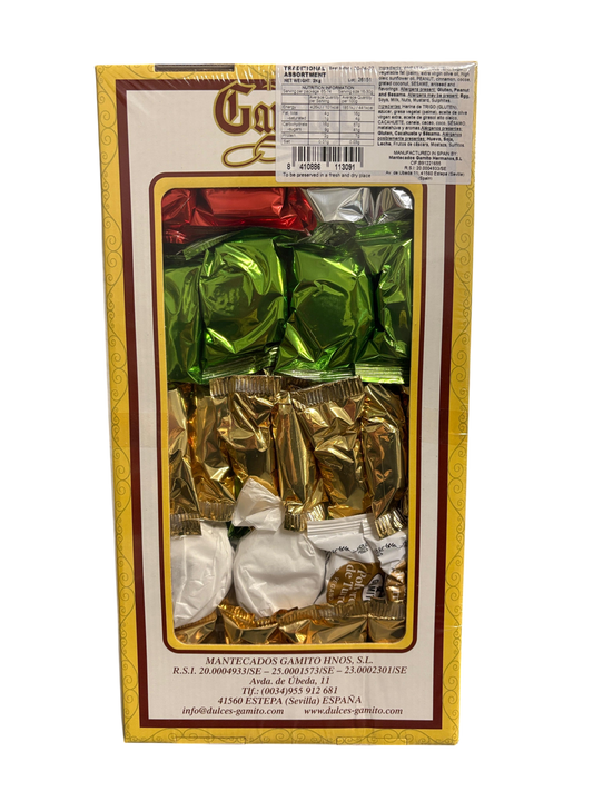 Gamito Traditional Assortment Spanish Biscuits Mantecados No Manteca 4kg (Best Before 30-04-2027)