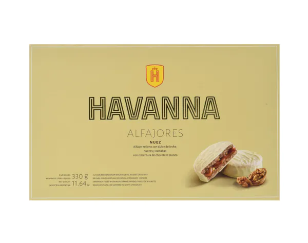 IN STORE ONLY Havanna Alfajores Nuez 6 Pack 330g (Best Before 27-07-2026)