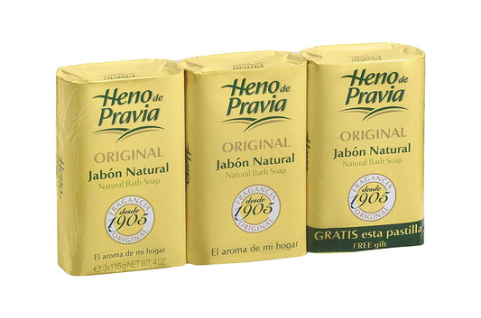 Heno de Pravia Jabón Soap 3 pack