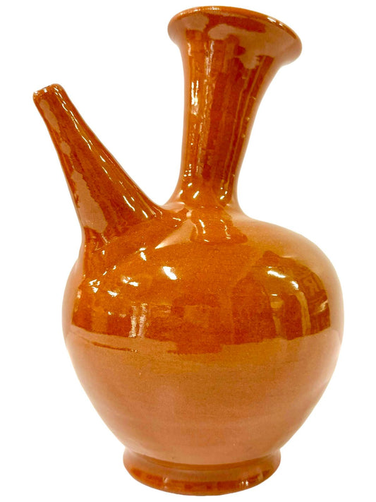 HP Padilla Spanish Terracotta Porron Wine Pitcher