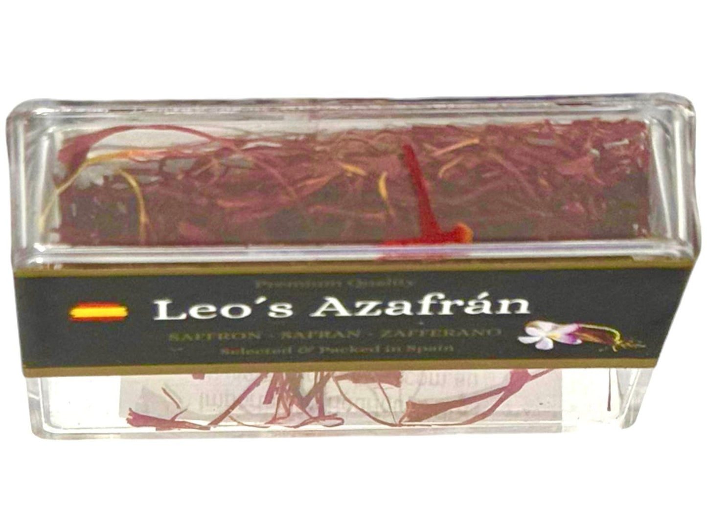 Leo Spanish Saffron Threads Plastic Box 5g Best Before January 2026