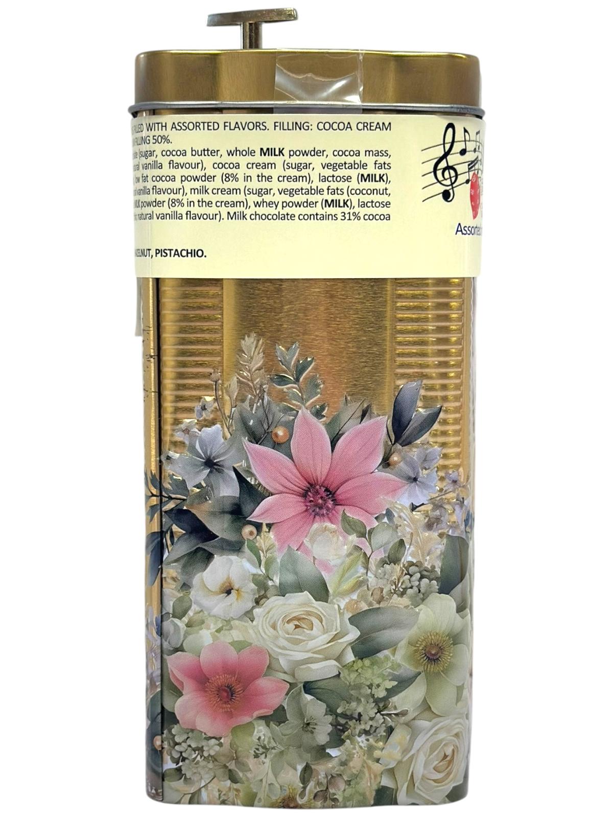 Marie Ange di Costa Lily Green Fairy Music Box  With Italian Praline Chocolates Filled with cocoa cream & milk cream  150g (Best Before 31-12-2026)