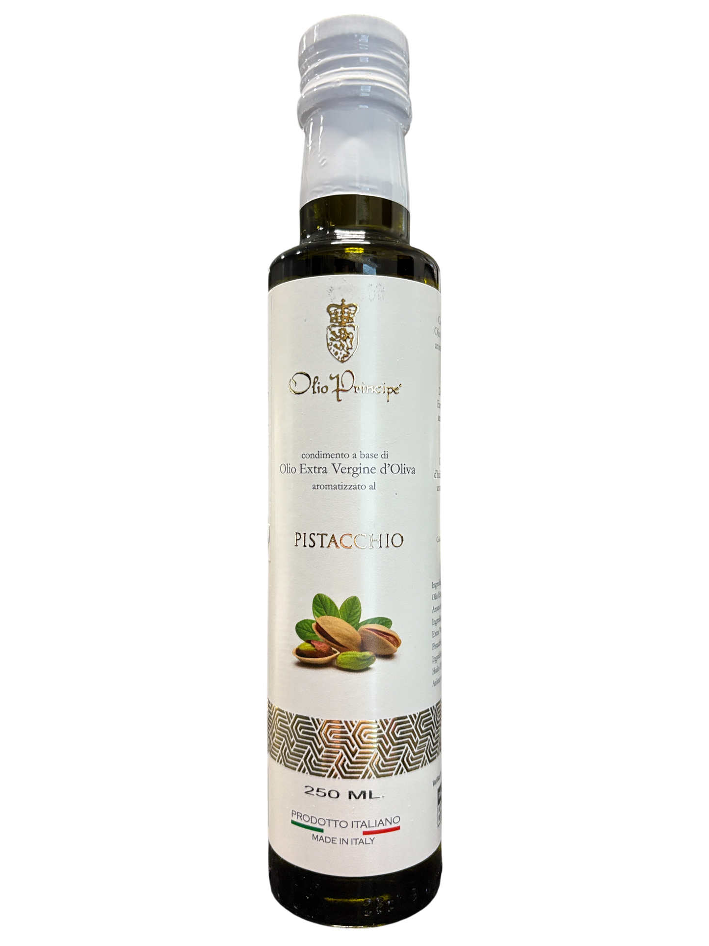 Olio Principe Sicilian Extra Virgin Olive Oil  flavoured with Pistacho  250ml