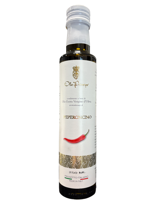 Olio Principe Sicilian Extra Virgin Olive Oil  flavoured with Pepperoncini  250ml