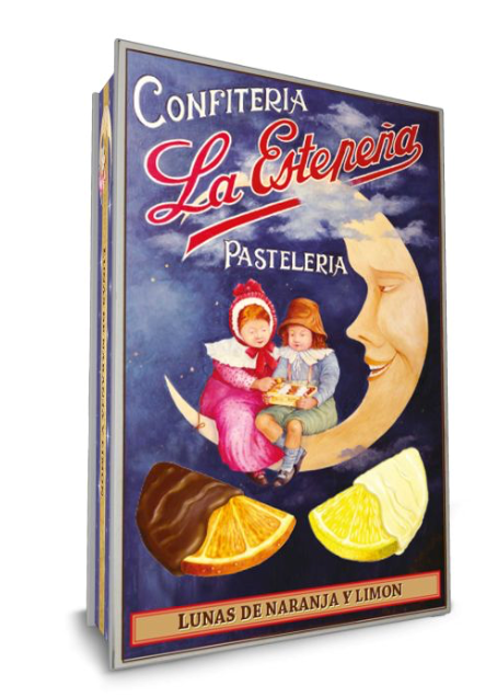 La Estepena Lunas Chocolate Coated Candied Lemon and Orange 200g