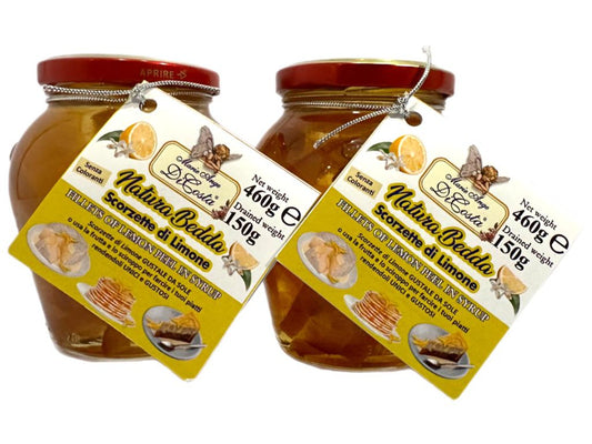 Marie Ange di Costa Italian Flower Fairy Candied Lemon Peel  - Twin Pack 460g x2