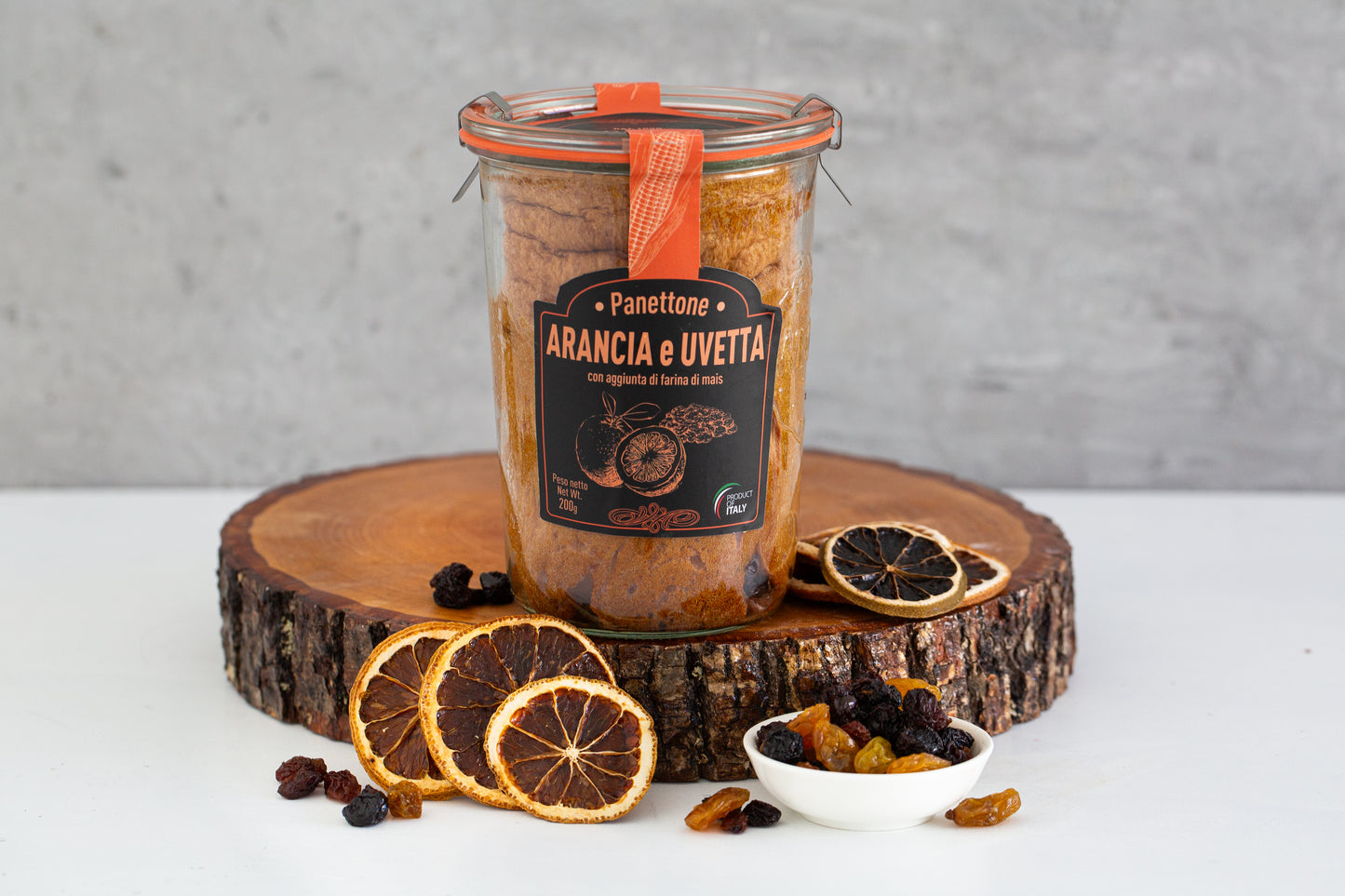 Cordero Panettone Arancia e Uvetta Orange and Raisin Italian Cake 200g