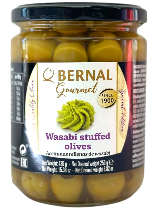 Bernal Gourmet Wasabi Stuffed Olives 440g