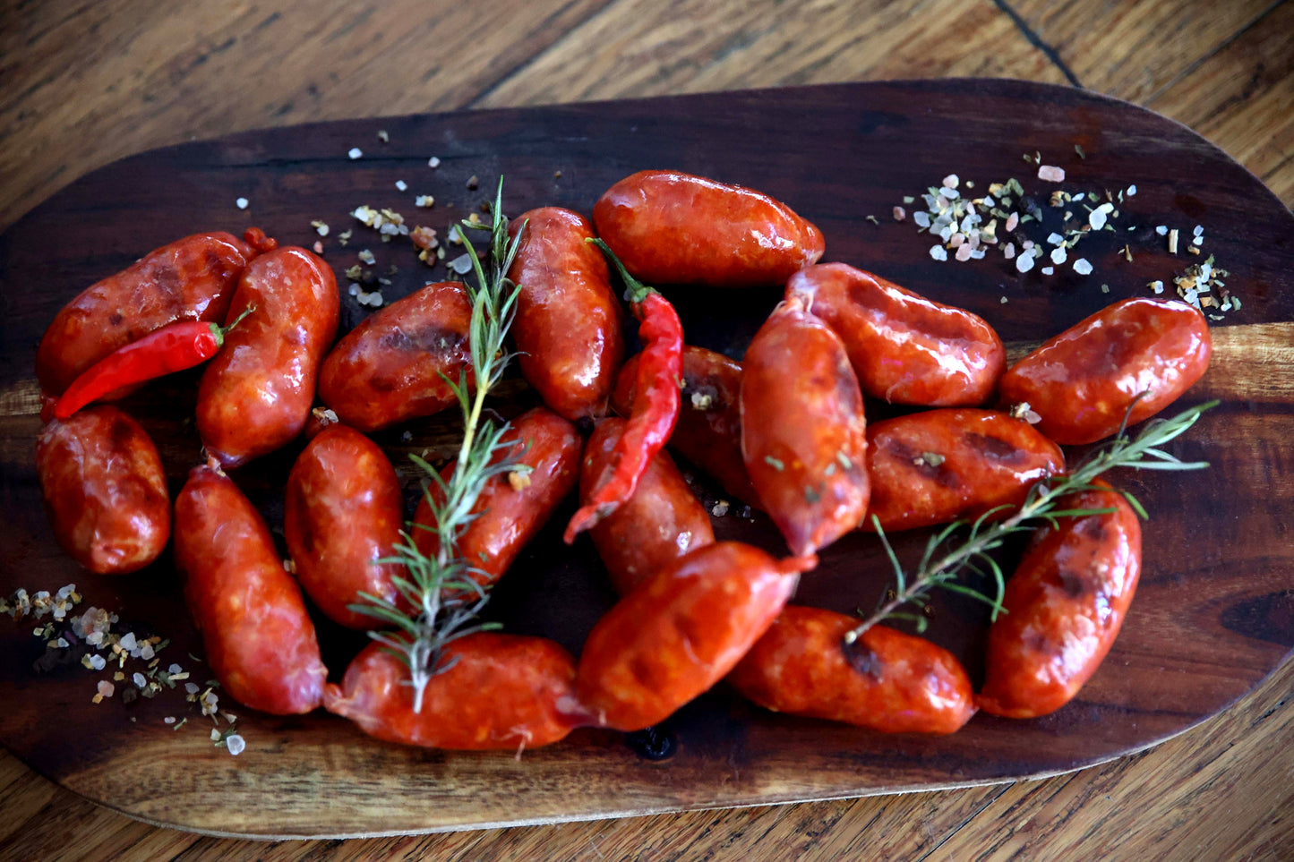 HOT Artisan Traditional Chorizo 4 piece pack random weight approx 400g packet. Regular price $10.00 AUD [You are guaranteed to receive at least 390g of product, equivalent price of $25.64 per kg.]