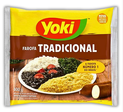 IN STORE ONLY Yoki Farofa de Milho Brazil - Seasoned Corn Farofa 500g