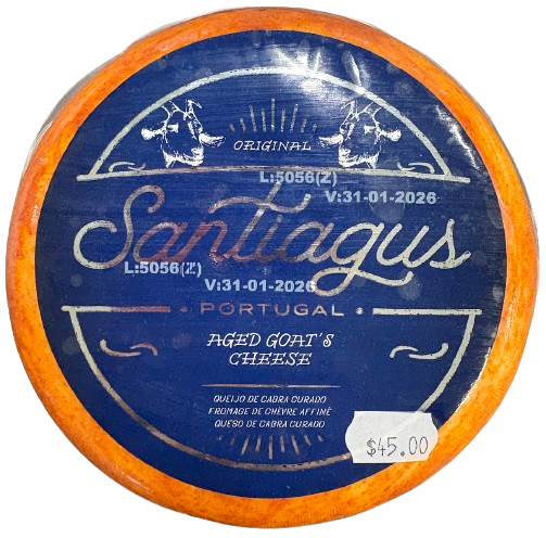 IN STORE ONLY - Santiagus Goat Cheese 1 Kg - Queso de Cabra (Best Before 31-01-2026)