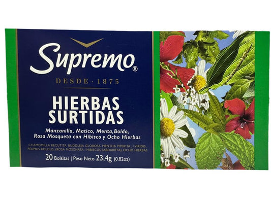 Supremo Hierbas Surtidas tea bags 23.2g (Best Before 30-06-2027)