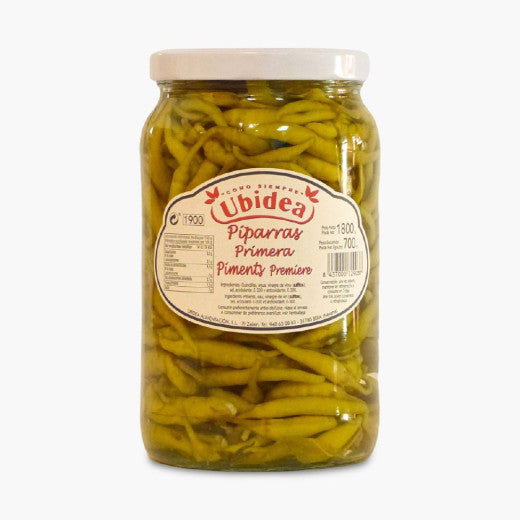 IN STORE ONLY - Ubidea Guindillas -  Guindilla pepper in wine vinegar 1.8kg (Best Before 02-12-2029)